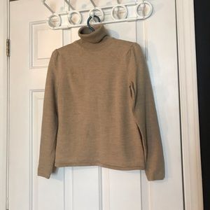 100% Merino Wool Nude Turtle Neck